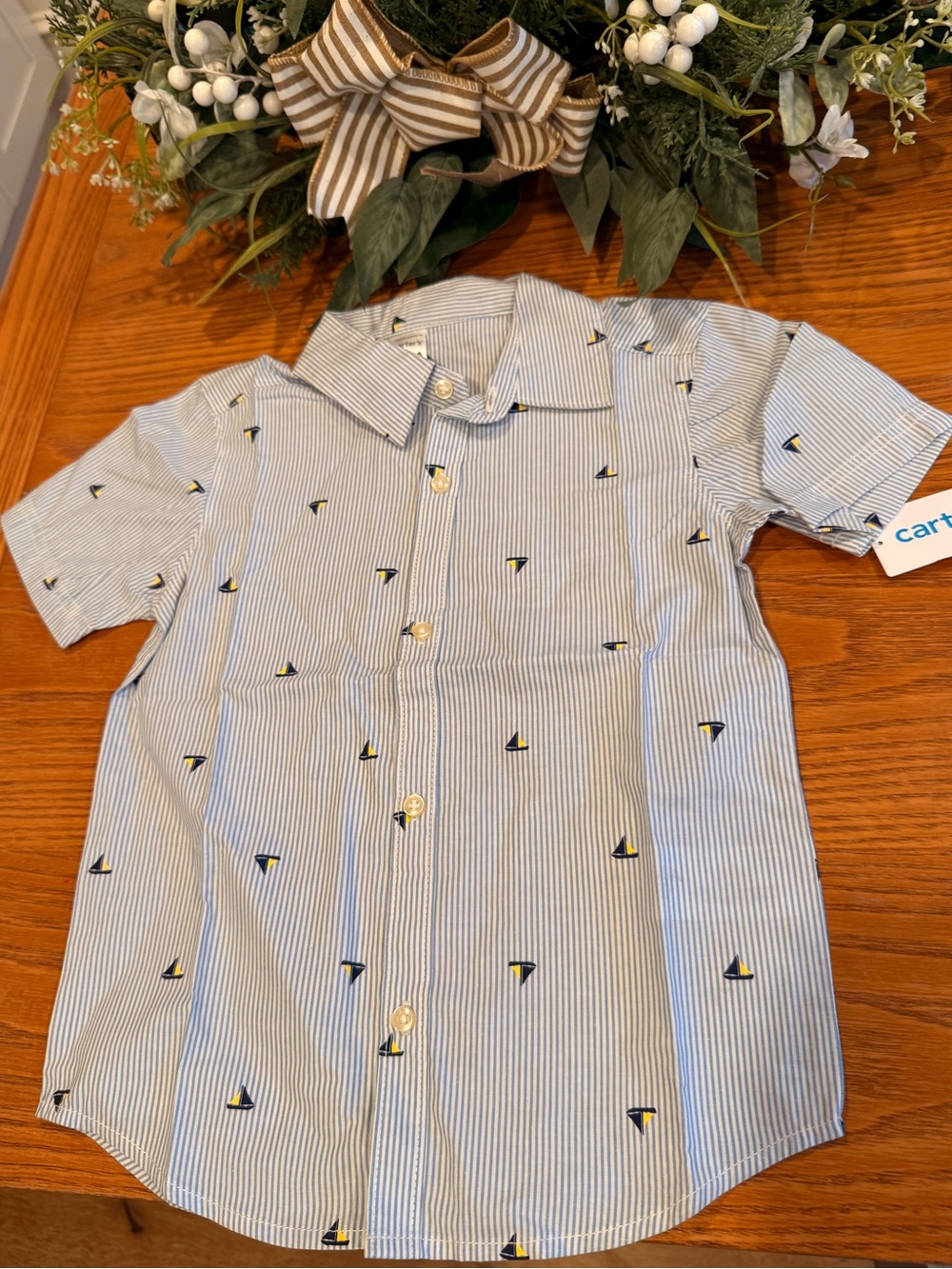 Two piece Carter’s boys Summer Short Set